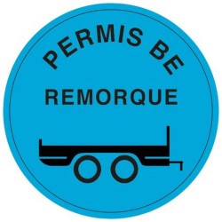 Permis Remorque BE